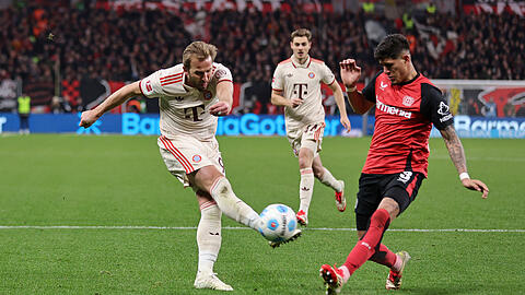 Die Hoffnungen des FC Bayern liegen auch im Rückspiel gegen Leverkusen wieder auf Harry Kane.