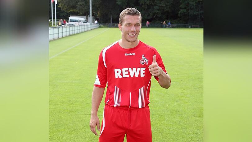 Viele Jahre ein gewohntes Bild: Lukas Podolski im Trikot des 1. FC Köln.
