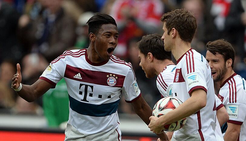 DAVID ALABA - NOTE 3 - Fast wieder ein Freistoßtreffer (7.), ansonsten fleißiger Zuarbeiter und Aufbauspieler im Mittelfeld. Aber auch mit manchem Fehlpass und Mißverständnis.