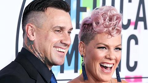 Pink und ihr Ehemann Carey Hart bei einem gemeinsamen Auftritt.