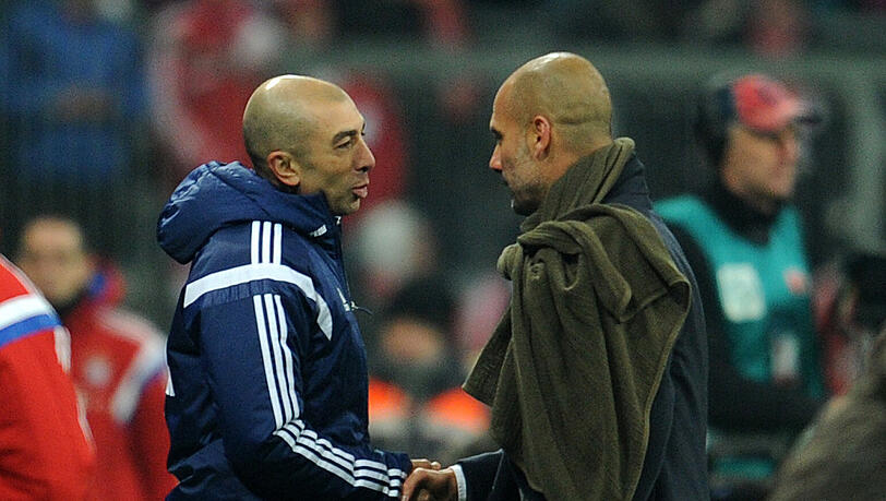 Handshake zwischen Roberto di Matteo und Pep Guardiola! Handshake zwischen Roberto di Matteo und Pep Guardiola!