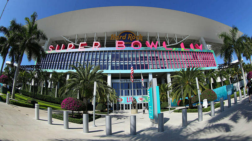 Das Hard Rock Stadium in Miami fasst rund 64.000 Zuschauer