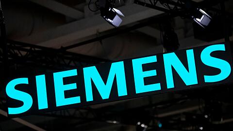 Das Logo von Siemens.