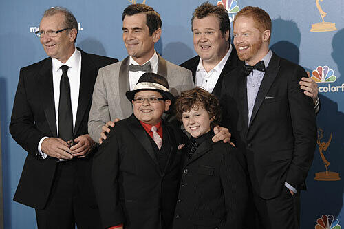 Die Abräumer des Abends: Die Darsteller der Serie "Modern Family"