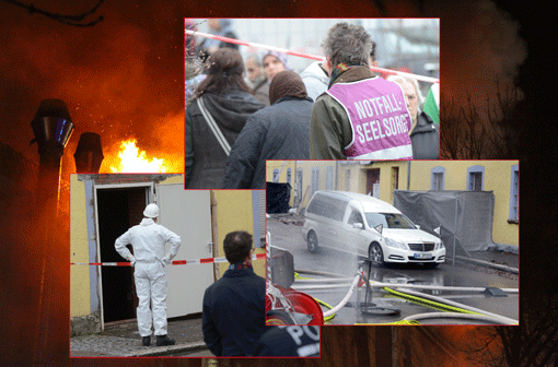 In den Flammen kamen acht Menschen ums Leben, darunter sieben Kinder. Die Angehörigen trauern um die Opfer, während die Spurensicherung bereits die Brandursache ermittelt. Die aktuellen Bilder aus Backnang.