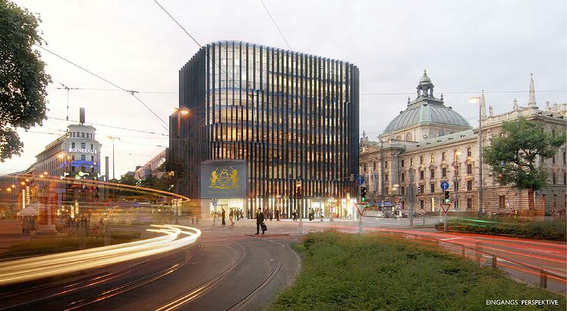 DER KÄFIG: Gitterstäbe als Fassade: Rafael Moneo aus Madrid lernte mal auch beim Erbauer des Opernhauses von Sydney.
