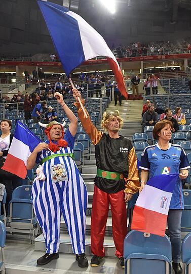 Schrille Outfits, skurrile Masken, schräge Typen, ausgelassene Stimmung: Bei der Handball-Europameisterschaft geben die Fans für ihre Teams tatsächlich alles. Die Bilder aus Polen...
