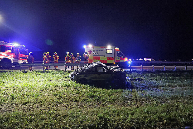Der Suzuki erlitt bei dem Unfall einen Totalschaden.