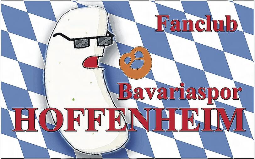 Weißwurst, Breze, Hoffenheim: Schon das Logo des Münchner TSG-Fanklubs lässt vermuten, dass es vor allem um Spaß geht.