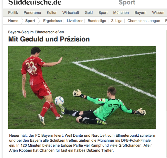 DFB-Pokal: Bayern im Halbfinale: Die Pressestimmen - FC Bayern - Abendzeitung München