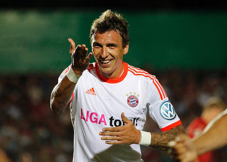 Mit fünf Treffern führt Mario Mandzukic vom FC Bayern die Torschützenliste der Bundesliga an. Das Verhältnis zu Mario Gomez ist dadurch nicht gestört.