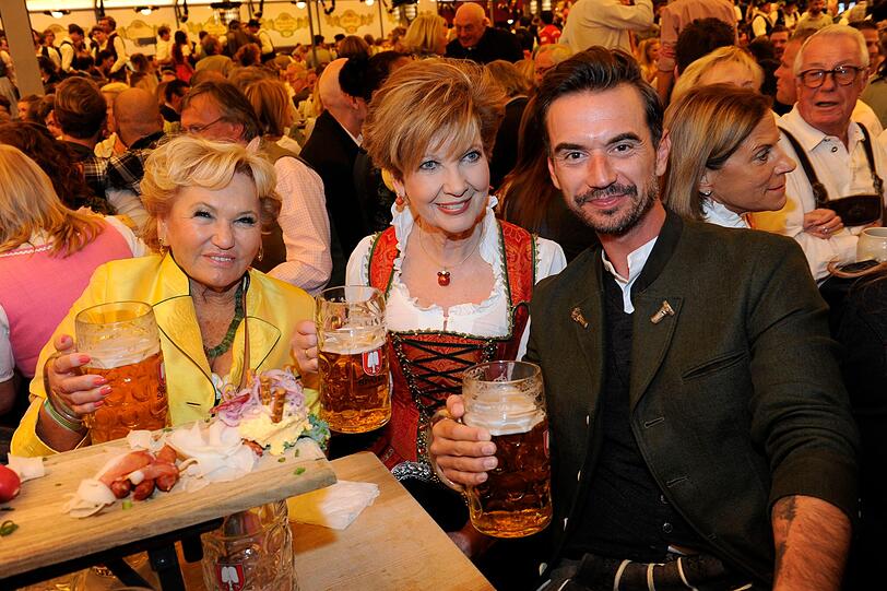 Rosi Schipflinger, Florian Silbereisen mit Carolin Reiber