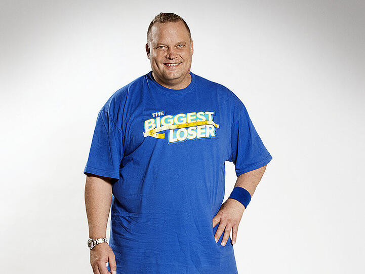 So sah Stefan zu Beginn von "The Biggest Loser" aus. Am Ende war er 65 Kilo leichter