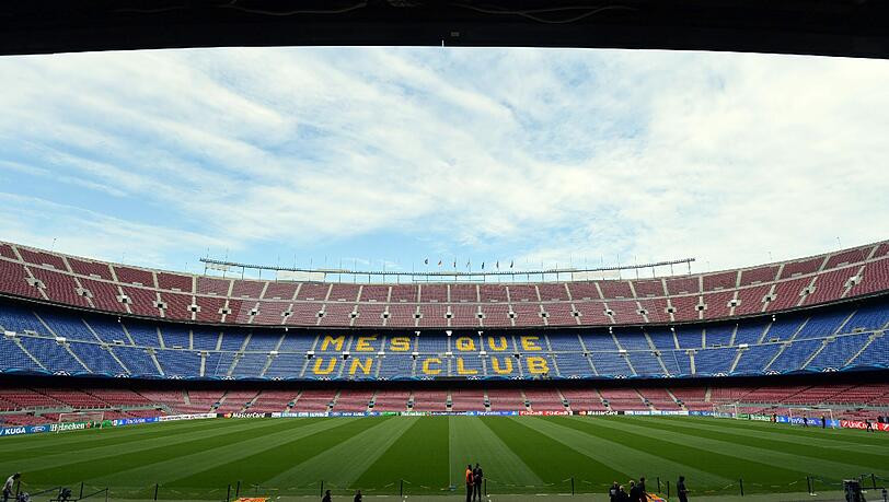 Innenansicht des Camp Nou in Barcelana. Innenansicht des Camp Nou in Barcelana.