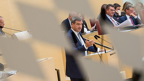 Verkündete zum Zustand der BayernLB eine Erfolgsmeldung: Bayerns Finanzminister Markus Söder.