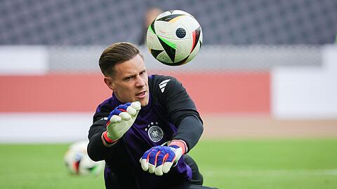 Die neue Nummer eins ist bereit: Marc-André ter Stegen beim Training.