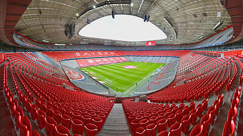 Bald nicht mehr komplett leer: Die Allianz Arena, Heimspielstätte des FC Bayern.