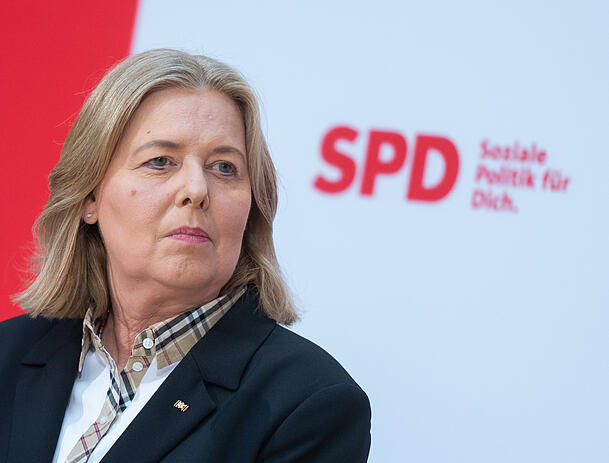 Ist als SPD-Chefin und Arbeitsministerin zur&uuml;ckgetreten: B&auml;rbel Bas.