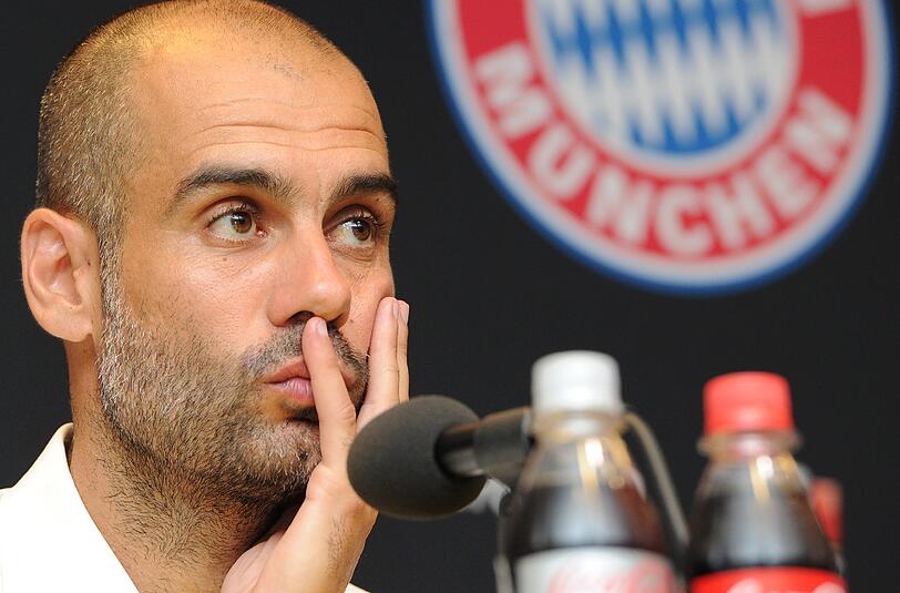 Was plant Pep für die neue Saison? Um 11 Uhr steht der spanische Meistertrainer Rede und Antwort.