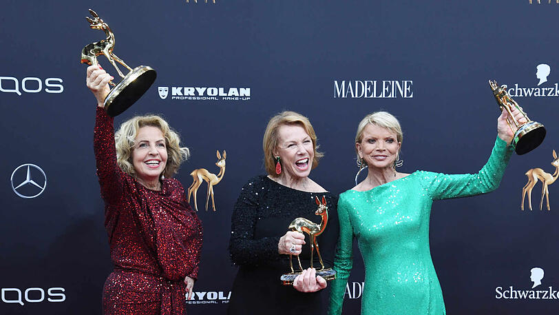 Michaela May, Gaby Dohm und Uschi Glas (v.l.).