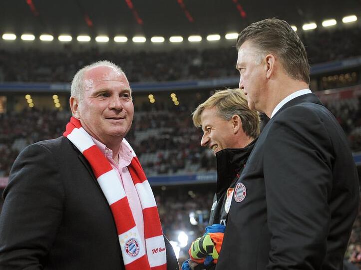 Uli Hoeneß und Louis van Gaal.