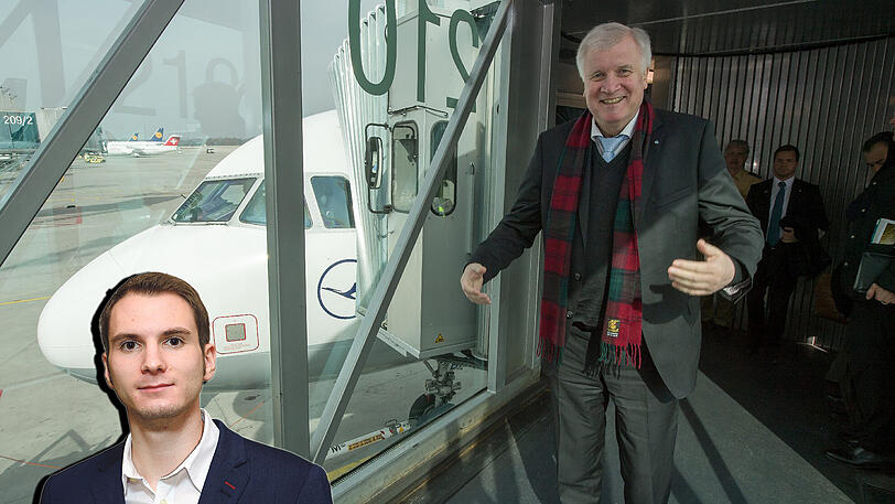Seehofer auf Reisen.