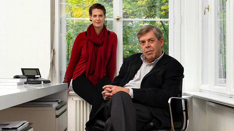 Bernd Klüser und seine Tochter Julia.
