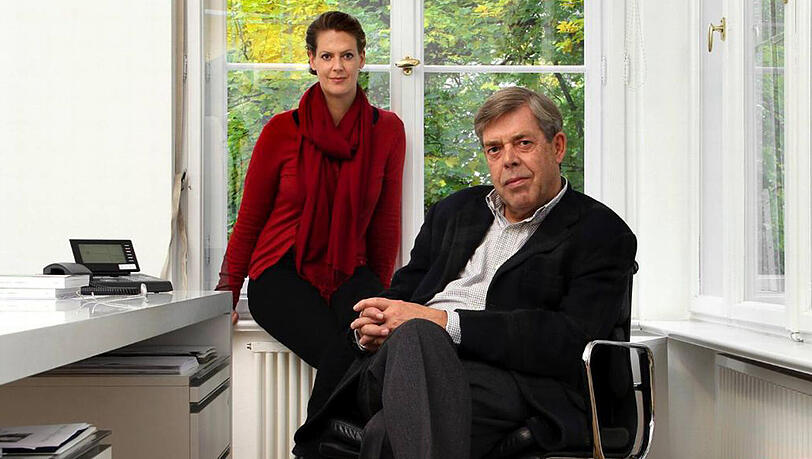 Bernd Klüser und seine Tochter Julia. Bernd Klüser und seine Tochter Julia.