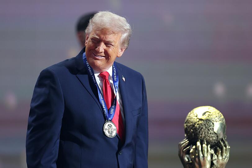 Wird Donald Trump beim Finale das erste Mal diese WM im Stadion sein?