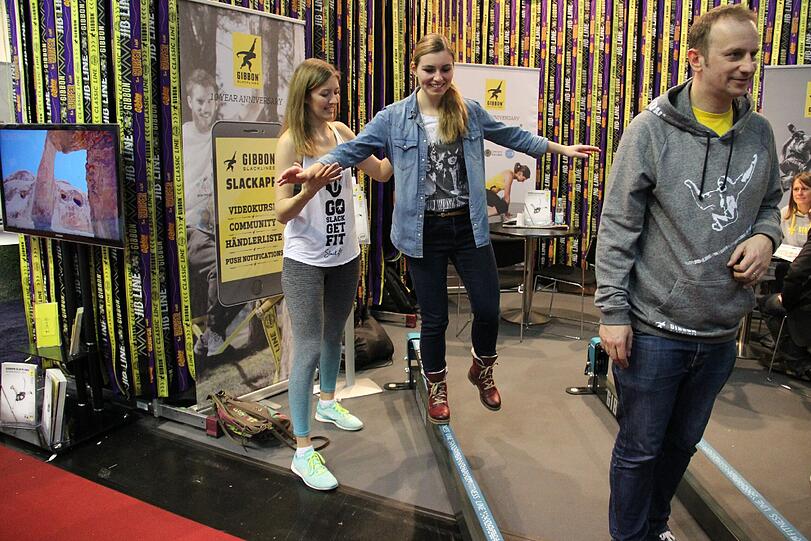Fit werden mit Hilfe einer Slackline - das ist die Idee hinter "Slackfit".
