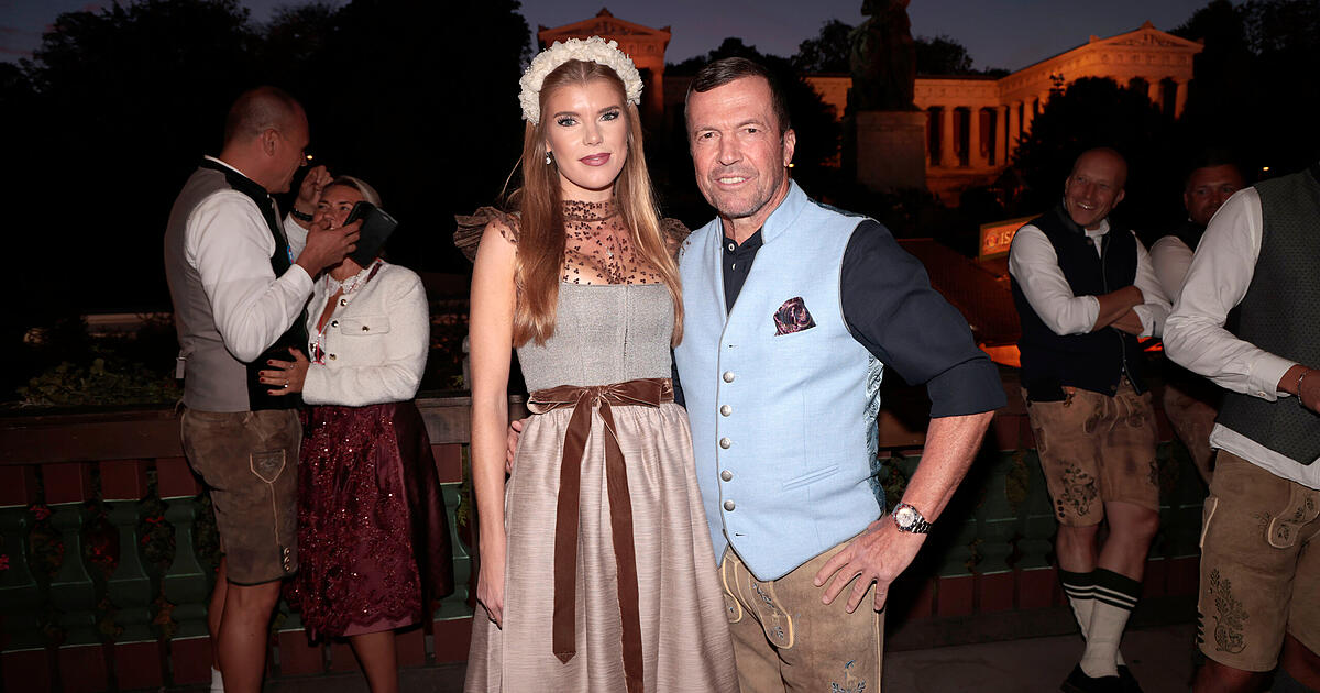 With his new girlfriend (27) at the Oktoberfest: Lothar Matthäus ...