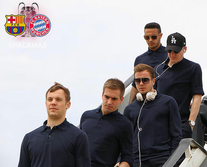 Der FC Bayern reist zum Champions-League-Halbfinale nach Barcelona - Ankunft in Spanien!