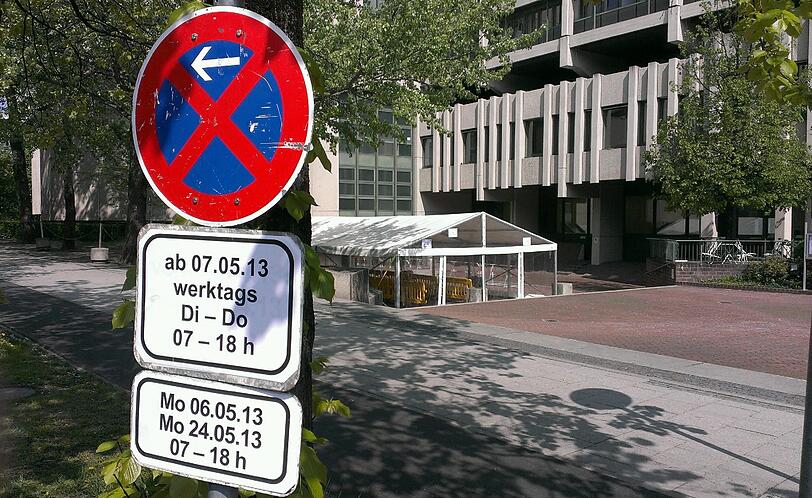 Das Justizgebäude in der Nymphenburger Straße am Tag vor dem Beginn des Mammut-Prozesses.