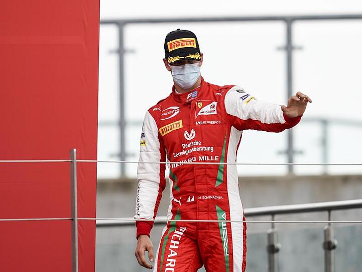 Wurde beim Sprintrennen der Formel 2, in Silverstone Zweiter: Mick Schumacher.