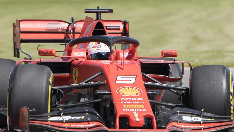 Ferrari-Pilot Sebastian Vettel fuhr beim Training im Kanada auf Platz zwei. Ferrari-Pilot Sebastian Vettel fuhr beim Training im Kanada auf Platz zwei.