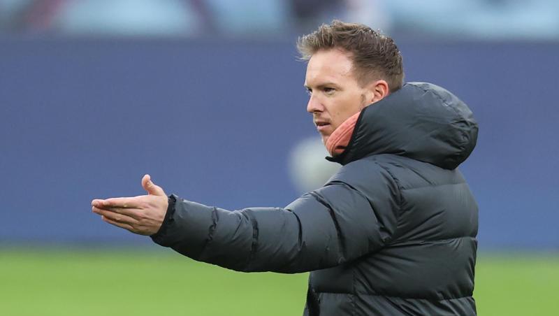 Leipzigs Trainer Julian Nagelsmann war mit der Chancenauswertung seiner Mannschaft nicht zufrieden.