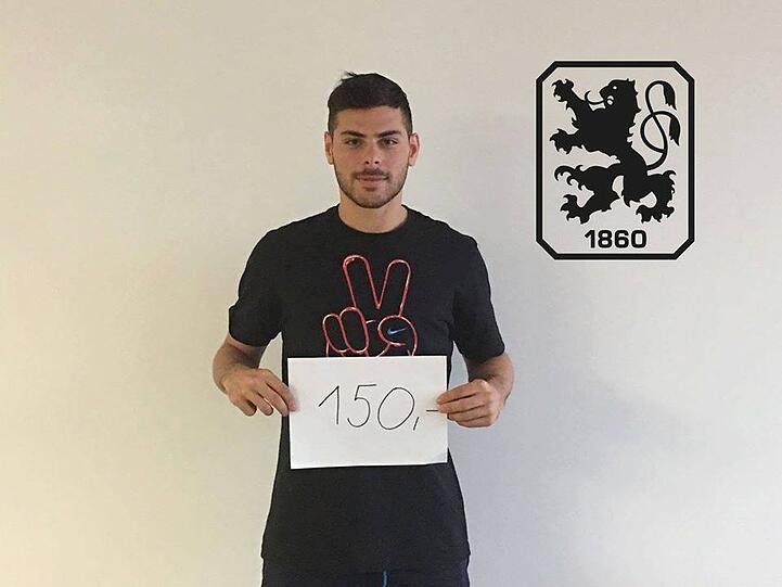 Anlässlich des Weltkrebstags spendet der ehemalige Löwe Kevin Volland 150 Euro für jeden Punkt, den der TSV in der Rückrunde erspielt.