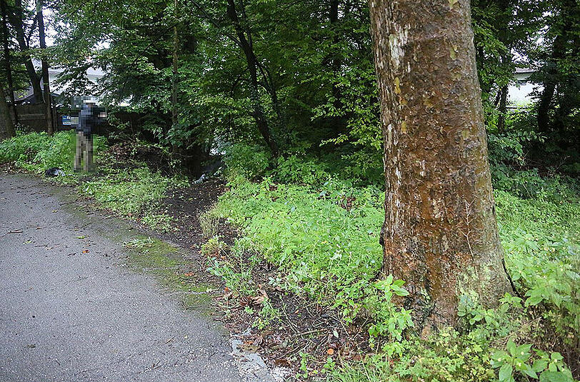 Das Auto der 18-Jährigen kam erst im Flussbett zum Stillstand.