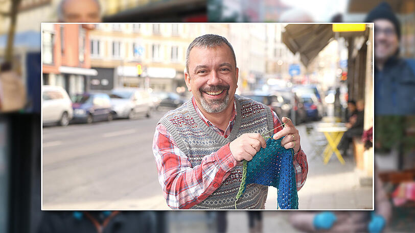 Krankenpfleger Helmut Neumeier (47): "In meiner Freizeit verspüre ich oft Lust auf Stricken und Häkeln. Meiner Meinung nach ist es inzwischen nichts Ungewöhnliches mehr, wenn Männer das machen. Außerdem backe ich total gerne Kuchen und Torten, und ich mache selbst Sauerkraut und koche Marmelade. Und zum Schinkennudeln-Essen bin ich am liebsten in der Wirtshausbar Moro in der Müllerstraße. Beruflich habe ich mit suchtkranken Strafgefangenen zu tun. Mir liegt daran, Vorbild für die Patienten zu sein. Wir lachen schon mal gerne zusammen, dennoch achte ich auf eine gewisse Distanz und lasse nicht alles zu nah an mich rankommen. Die Klienten haben ganz feine Fühler und begreifen schnell wie sie Spaltung im Team betreiben können. Daher gibt es ein festes Konzept mit Regeln, die jeder einzuhalten hat."