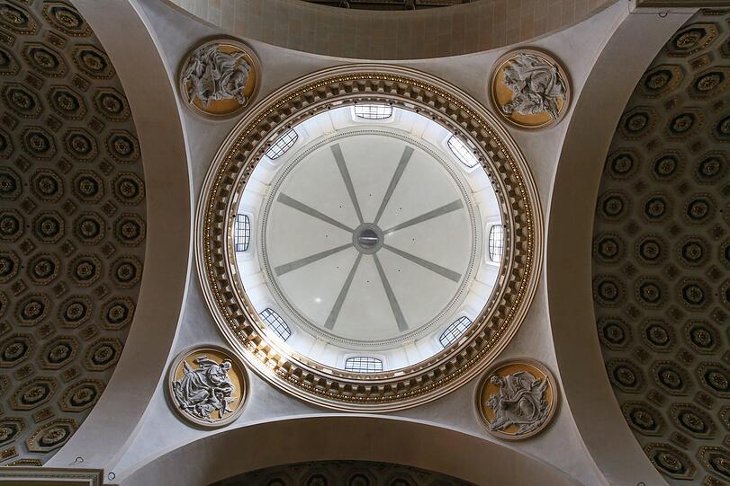 Der Blick von innen: 11,20 Meter Durchmesser sind es.