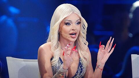 Zwischen Katja Krasavice und Dieter Bohlen ging es im DSDS-Halbfinale heiß her.