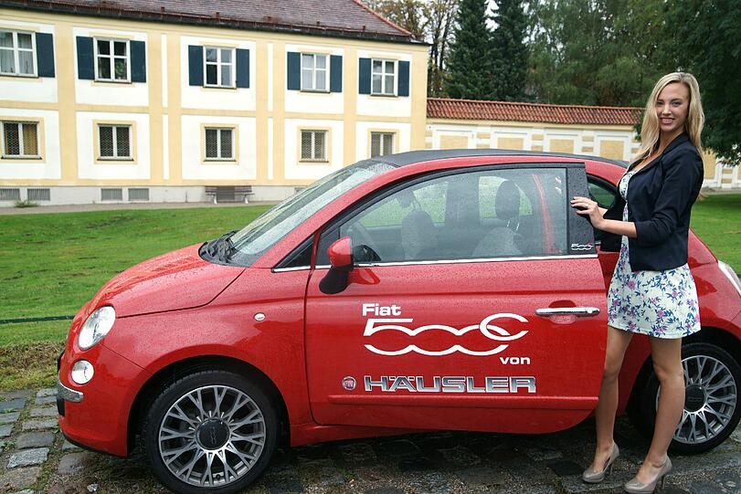 Die 20-jährige Cornelia Holler durfte den Fiat 500C schon mal testen &ndash; und war begeistert. Jetzt will die angehende Studentin den Sieg bei der &bdquo;Schönen Münchnerin&ldquo; umso mehr