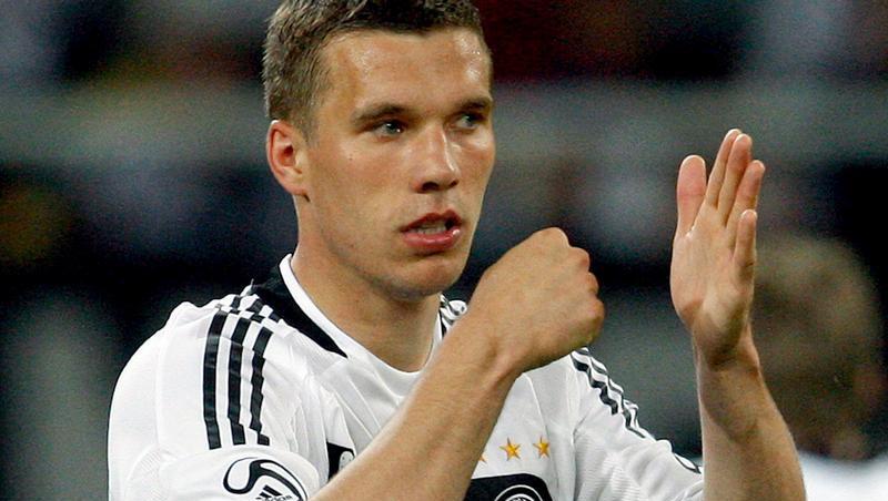 Mit ihm ist nicht zu Spaßen: Lukas Podolski Mit ihm ist nicht zu Spaßen: Lukas Podolski