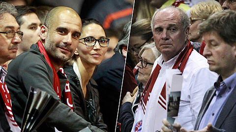 Am Mittwochabend waren Pep Guardiola und Uli Hoeneß zu Gast im Audi Dome. Verhindern konnten sie die Niederlage des FC Bayern aber nicht - gegen die Brose Baskets aus Bamberg liegen die Münchner nun 0:2 zurück.