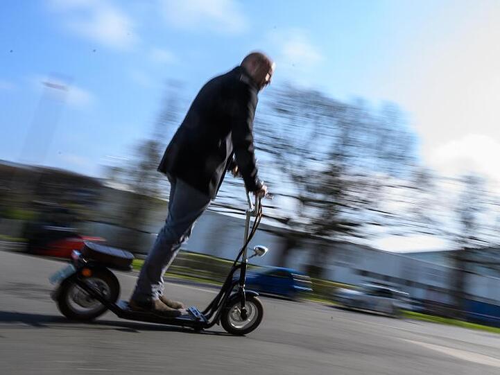 E-Tretroller in Hannover.