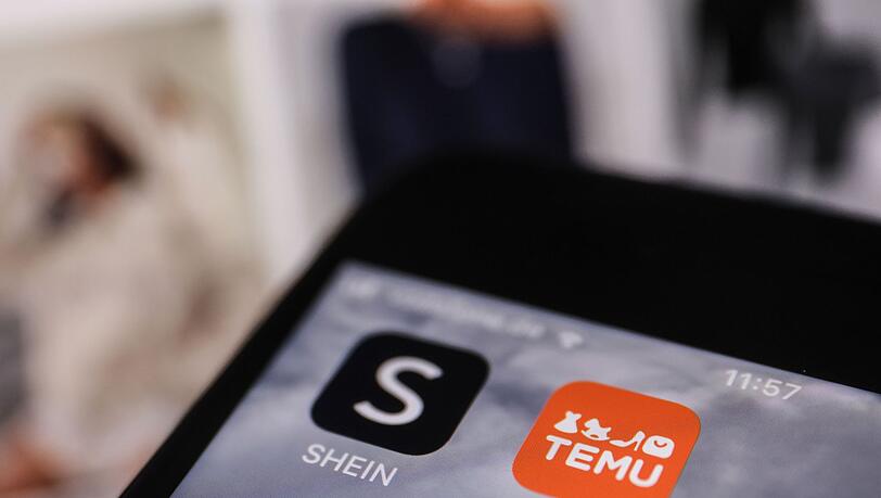 Shein und Temu sind zwei der bekanntesten asiatischen Shoppingplattformen. (Archivbild) Shein und Temu sind zwei der bekanntesten asiatischen Shoppingplattformen. (Archivbild)