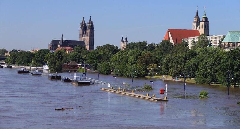 Hochwasser in Magdeburg: Aktuelle Bilder von der Flut