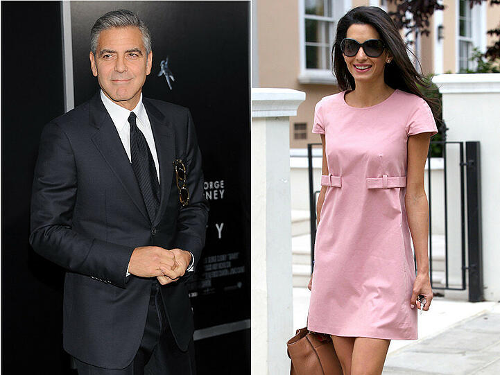 Am Samstag ist es soweit: George Clooney wird seine Amal Alamuddin in Venedig zur Frau nehmen