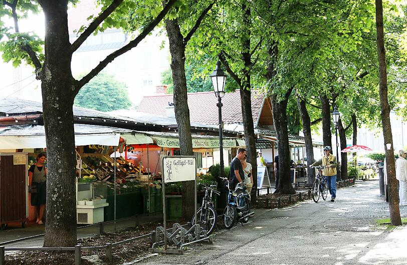 Seit 110 Jahren gibt es ihn - der Elisabethmarkt in Schwabing.
