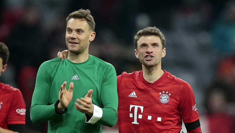 Geballte internationale Erfahrung beim FC Bayern: Manuel Neuer (l.) und Thomas Müller. Geballte internationale Erfahrung beim FC Bayern: Manuel Neuer (l.) und Thomas Müller.
